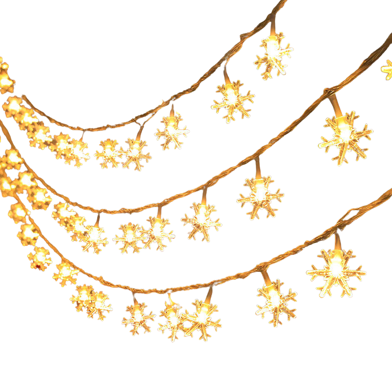 Guirlande Dorée “Chaleur de Noël”