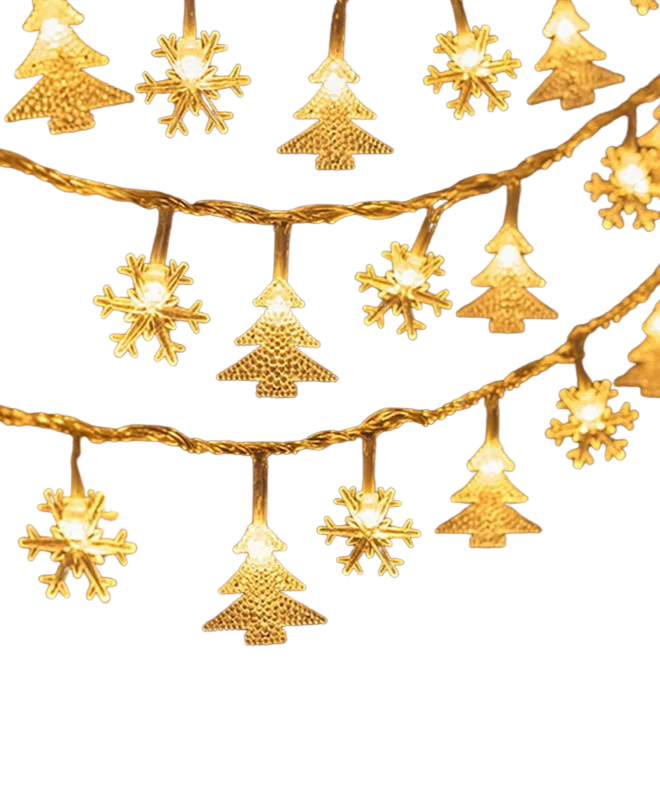 Guirlande Féérique Étoiles et Flocons