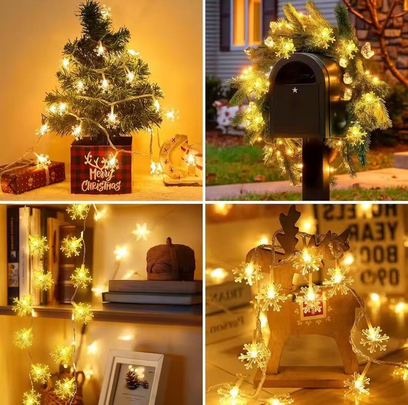 Guirlande Dorée “Chaleur de Noël”