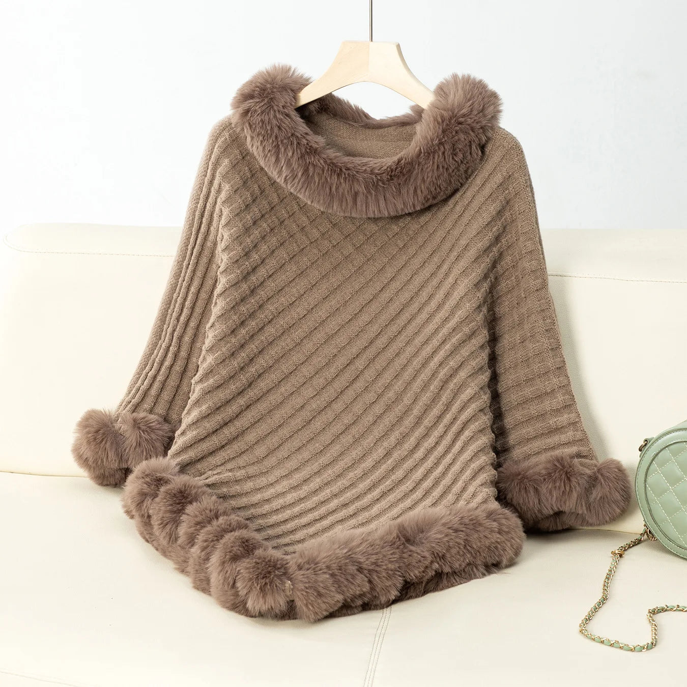 Poncho Douceur d’Hiver