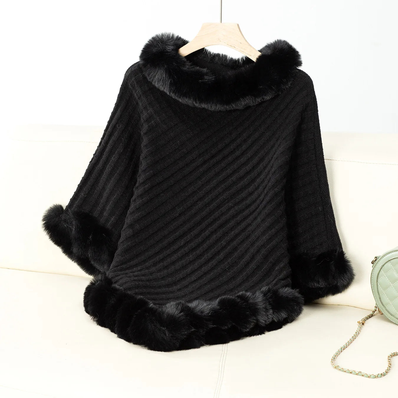Poncho Douceur d’Hiver