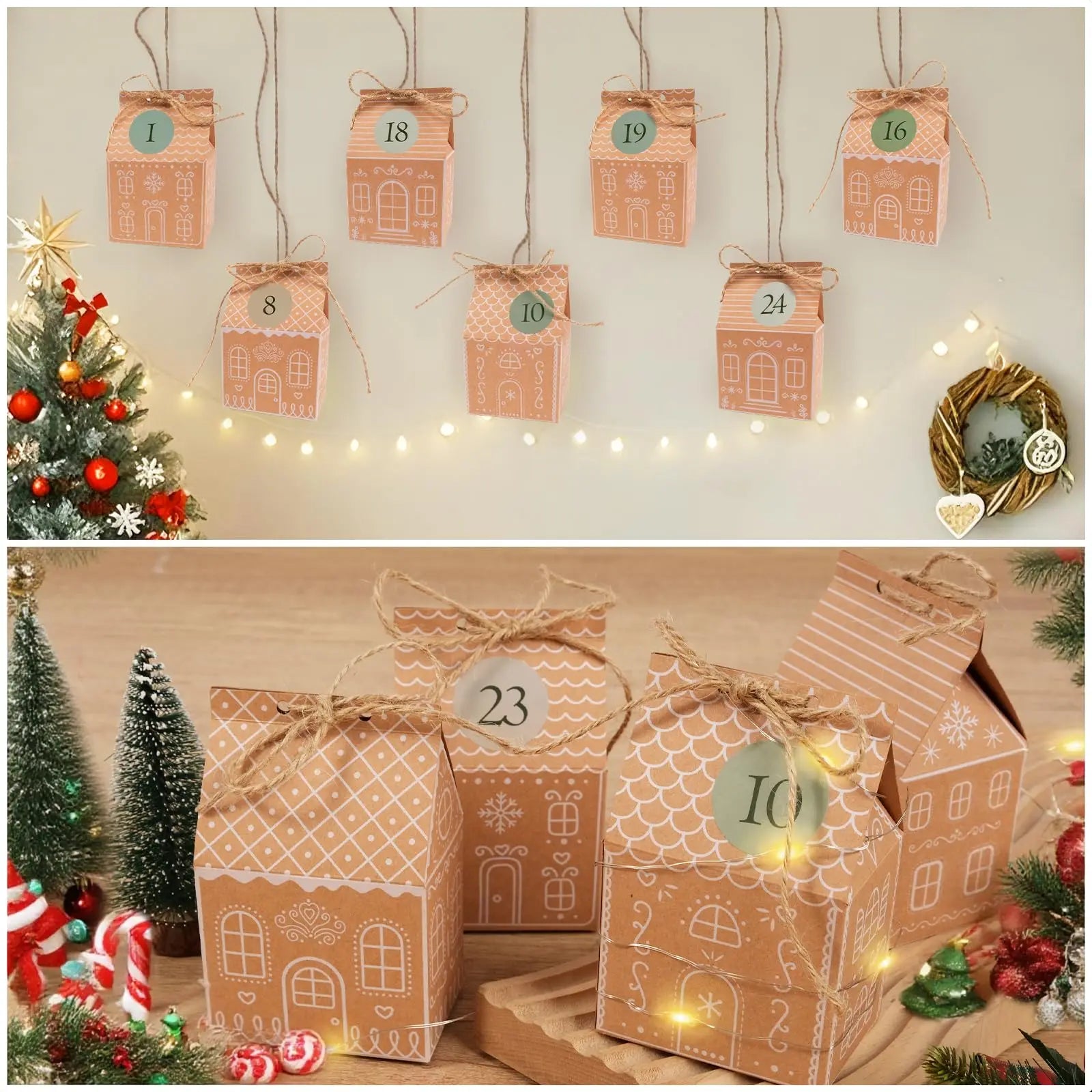 Calendrier de l’Avent “Maisons de Pain d’Épices”