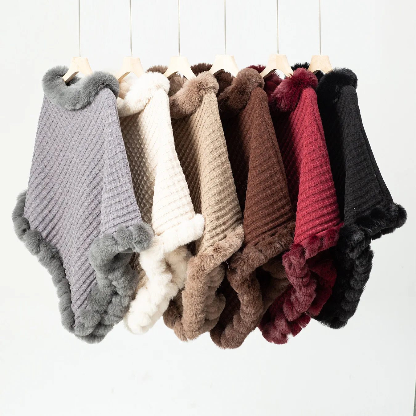 Poncho Douceur d’Hiver