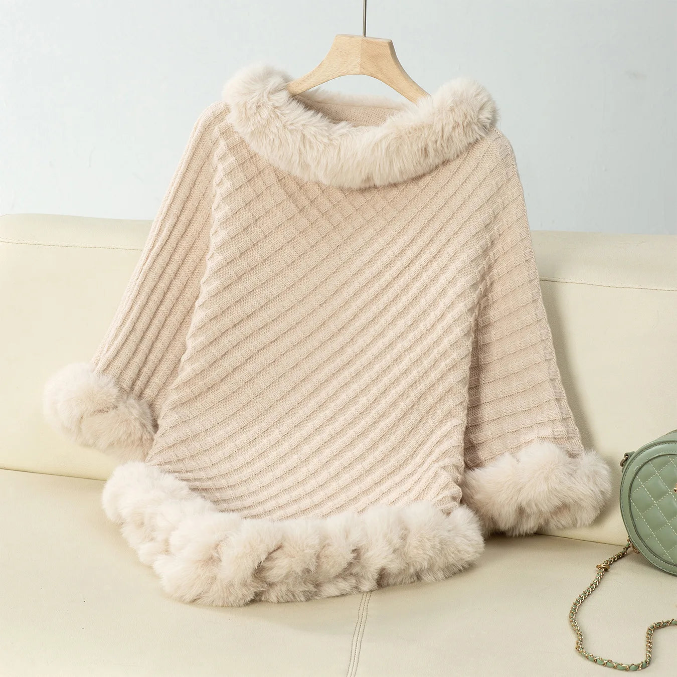 Poncho Douceur d’Hiver