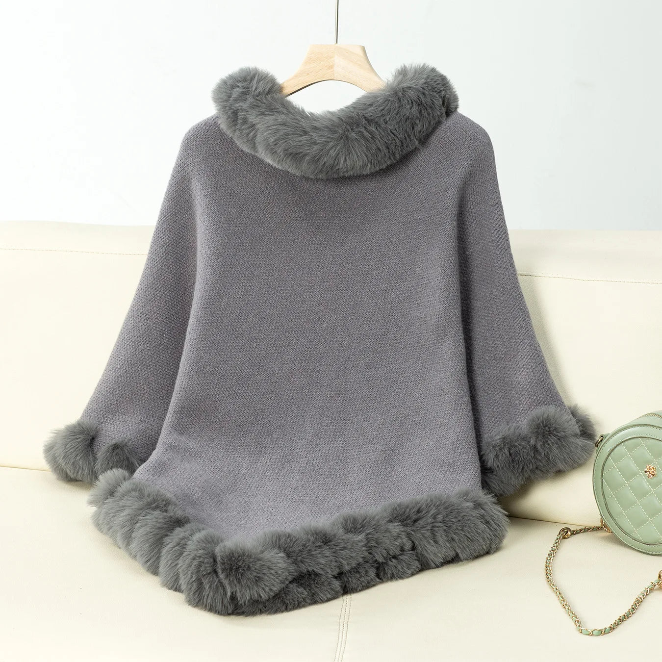 Poncho Douceur d’Hiver