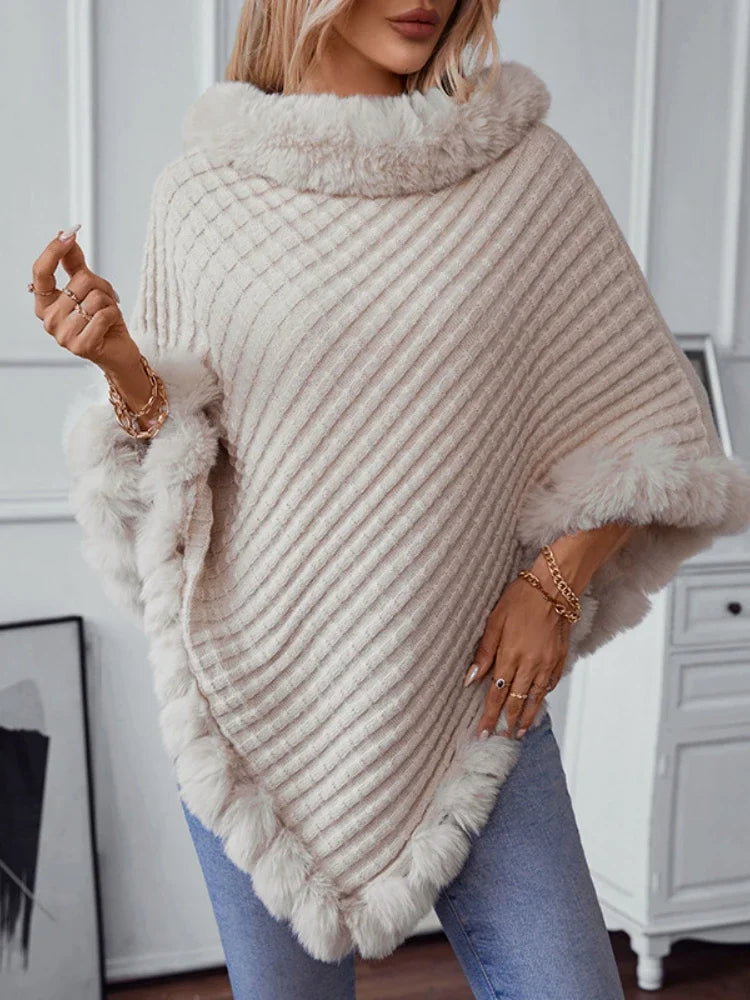 Poncho Douceur d’Hiver