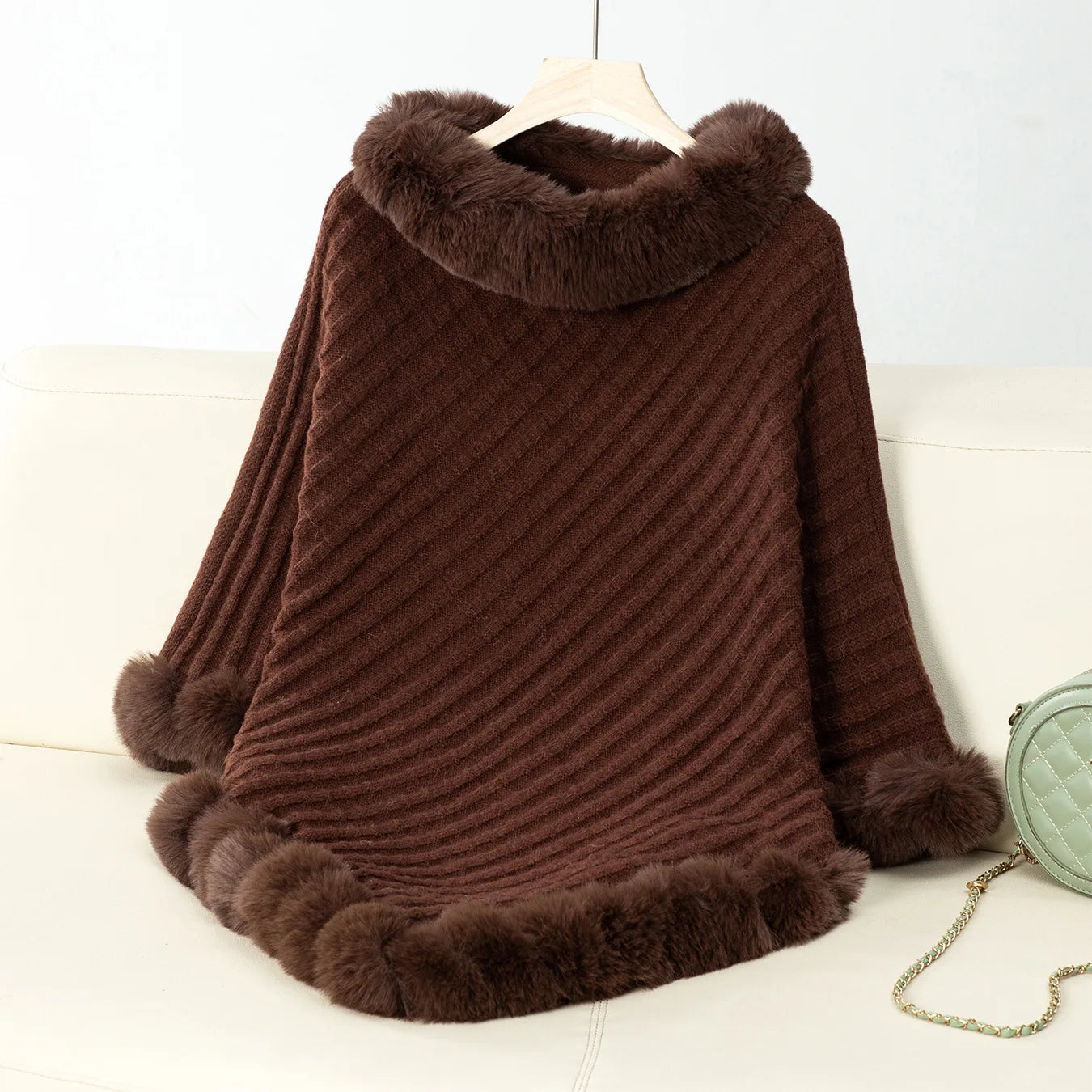 Poncho Douceur d’Hiver