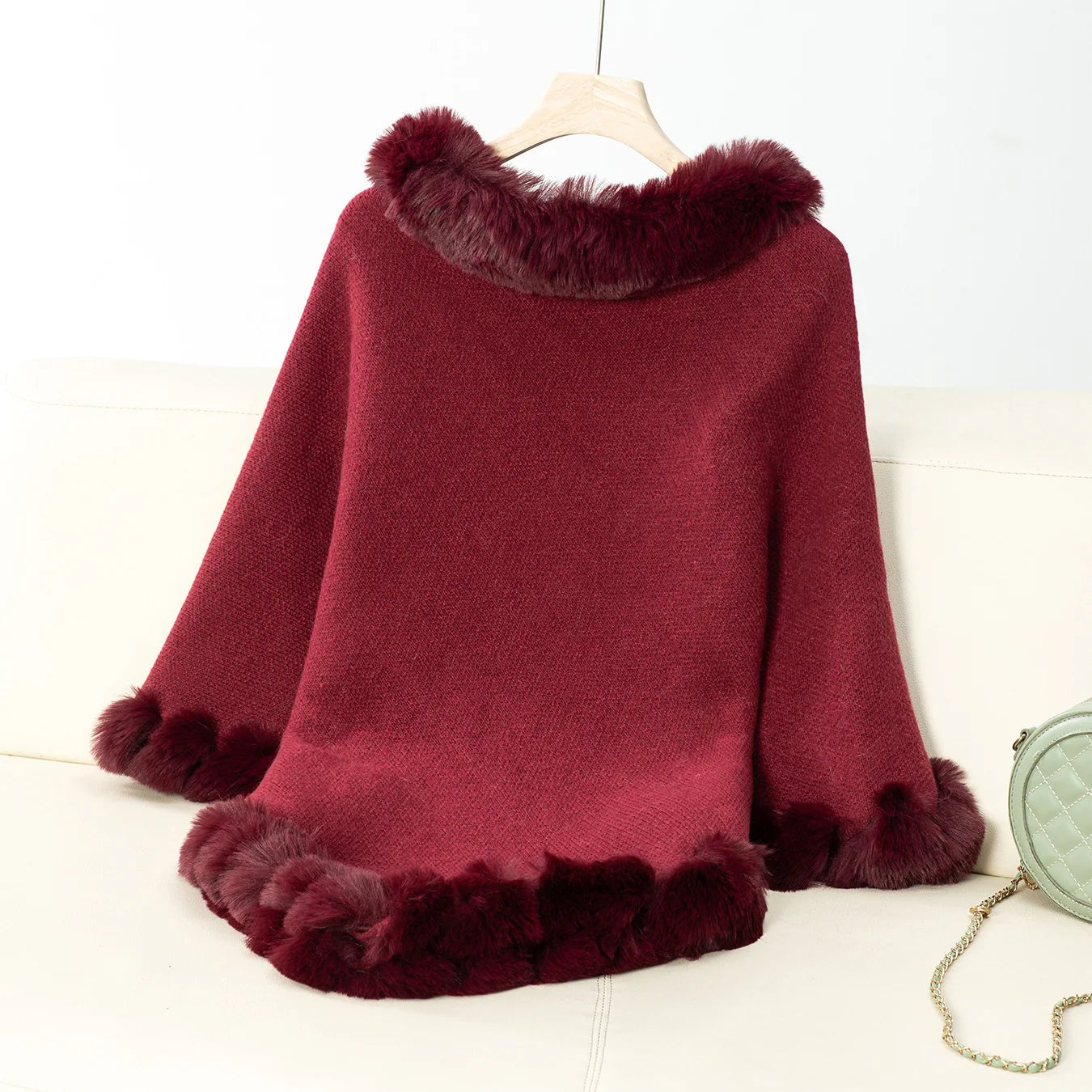 Poncho Douceur d’Hiver